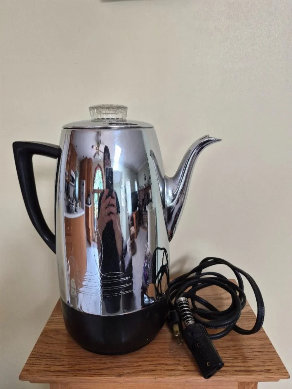 Vintage Universal Coffeematic Chrome Electric Percolator